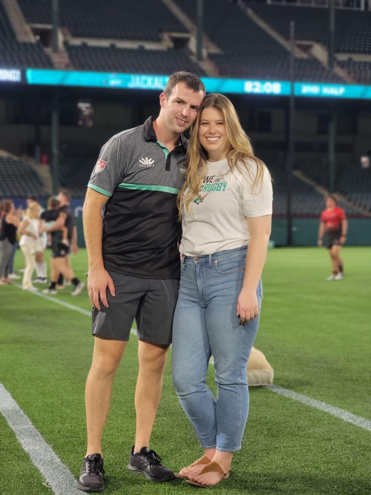 We did six months of long distance when Zach took a job with the Dallas Jackals Major League Rugby team. Although the team went 0-16, we had amazing memories in Texas and found great lifelong friends!