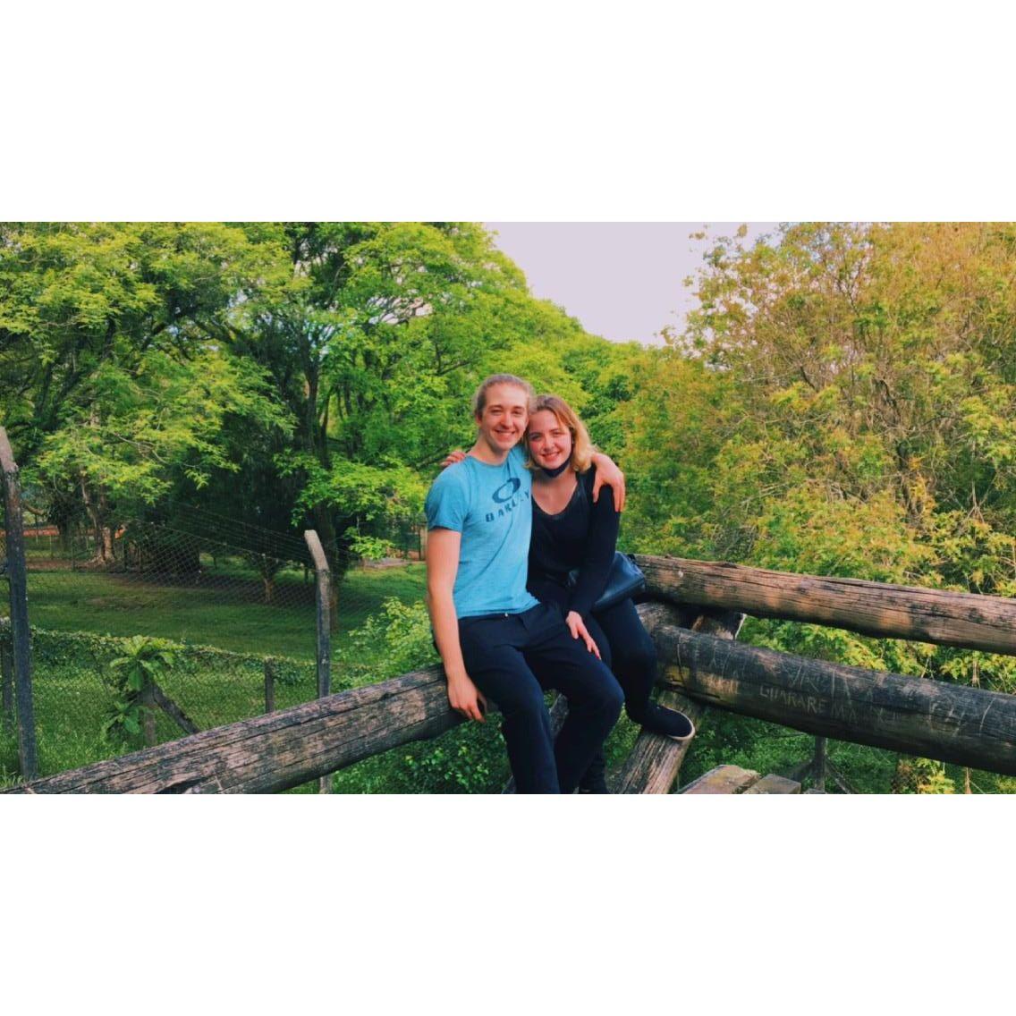 Nosso aniversário de 1 mês de namoro foi no zoo