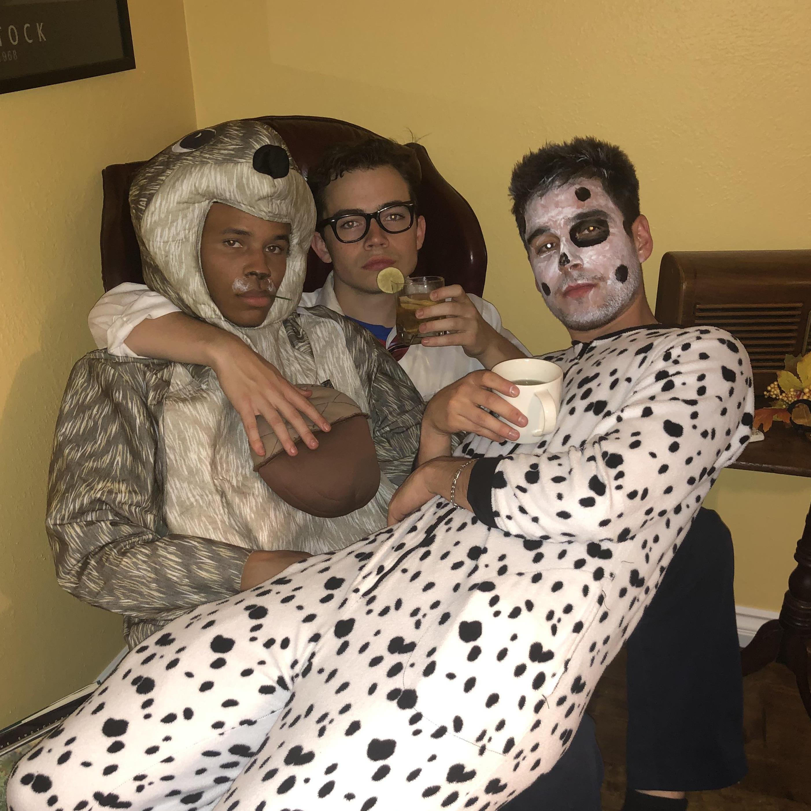 Friends Daniel, Isaac & Bowen on Halloween 2019