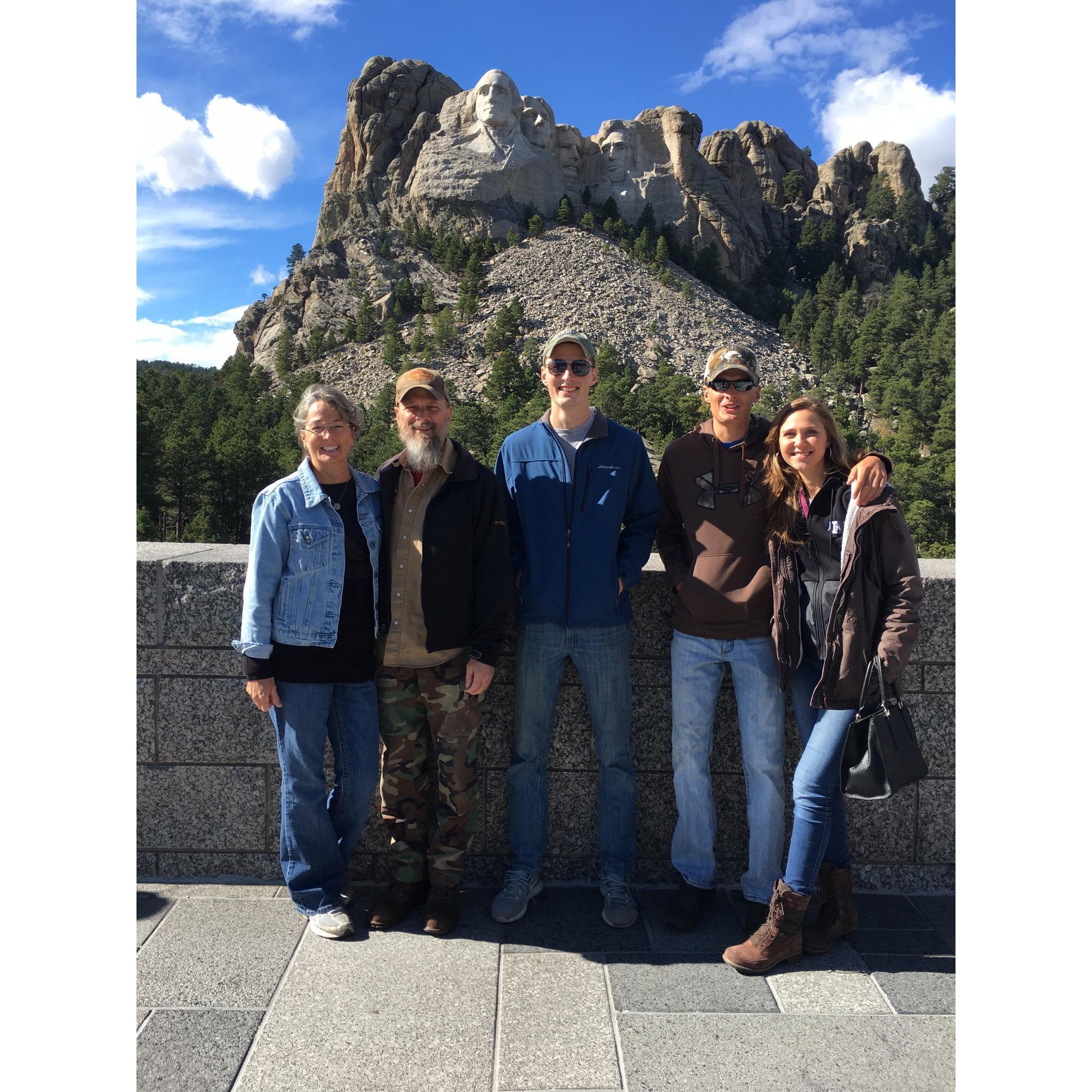Ditto Family pic-South Dakota FOT Mt. Rushmore-September 2018