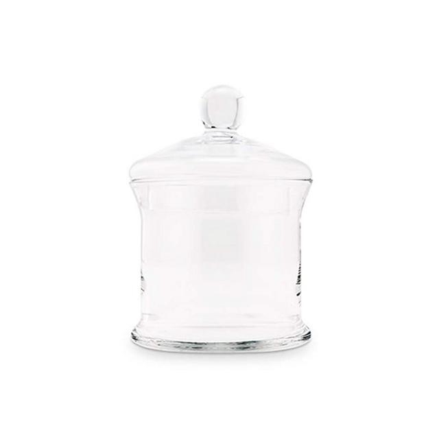 WEDDINGSTAR Small Glass Apothecary Candy Jar - Cylinder with Lid