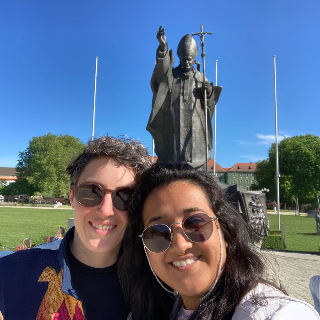 When we found Pope John Paul II in Szczecin. We ate the biggest ice cream, then took a nap in that same park. Honestly, it was the best nap we’ve ever had.
