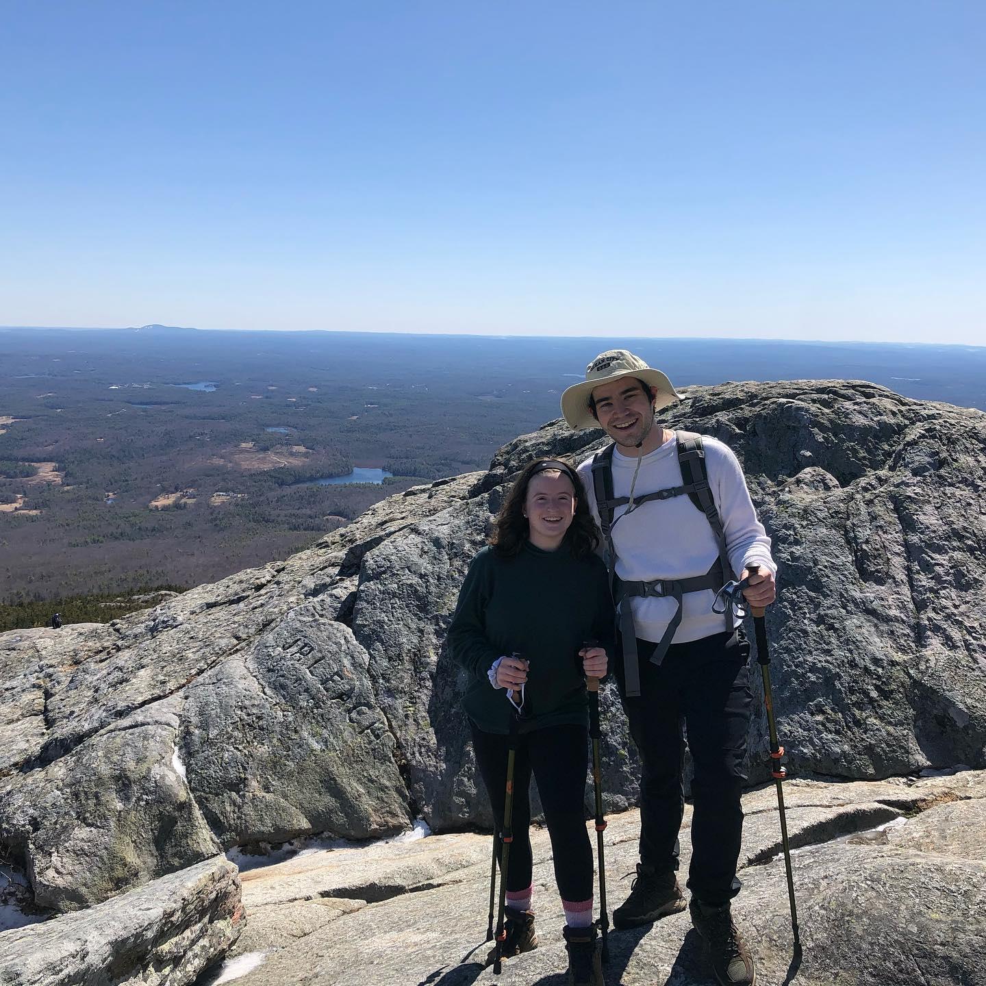 Climbing Mount Monadnock in New Hampshire!