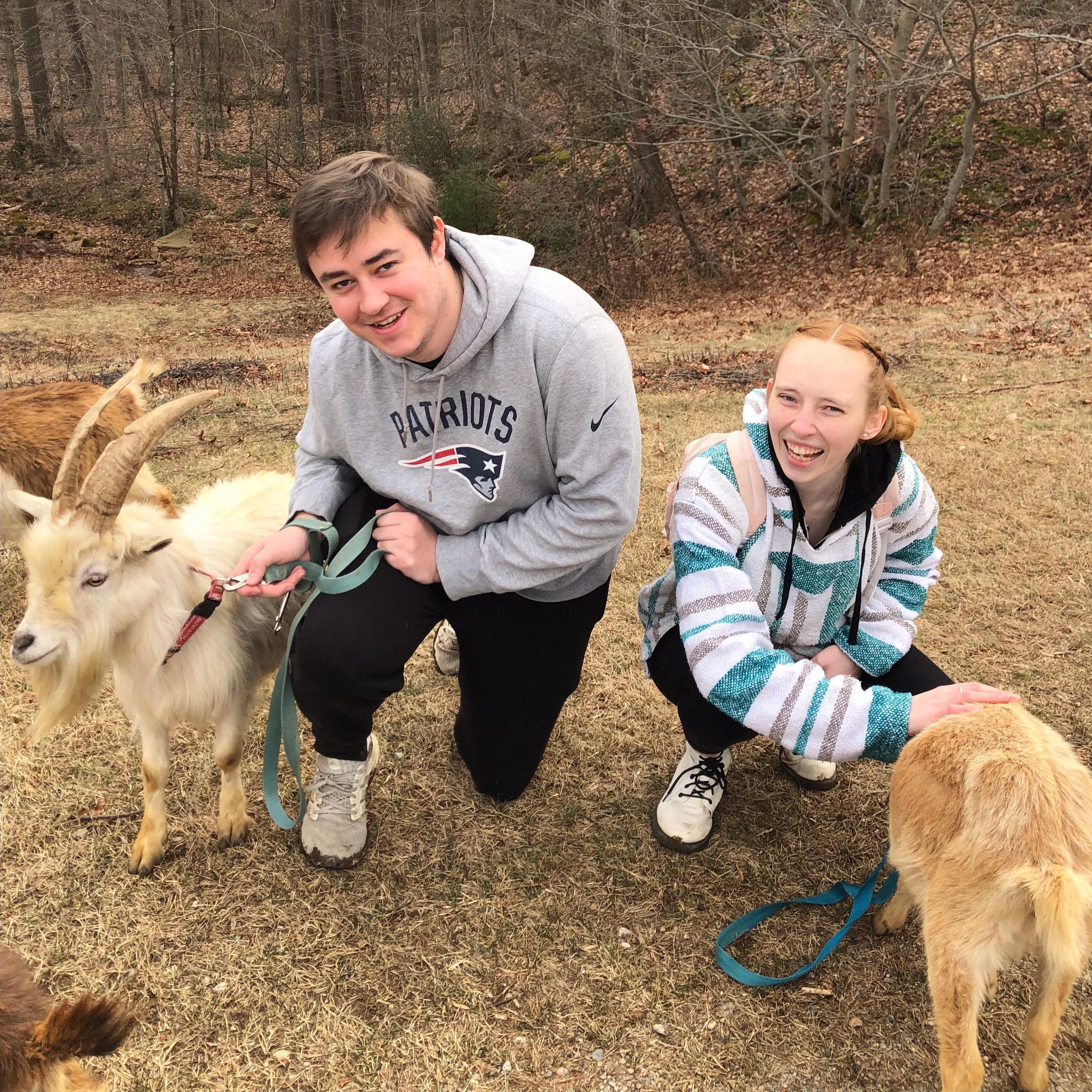 Winter 2023 - First, but not our last, goat hike