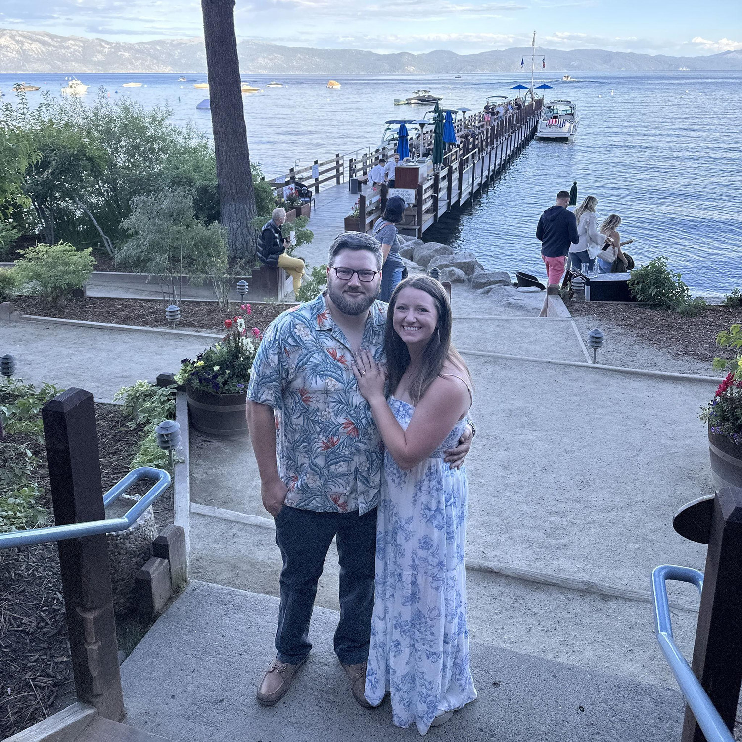 Engagement Party on Lake Tahoe.