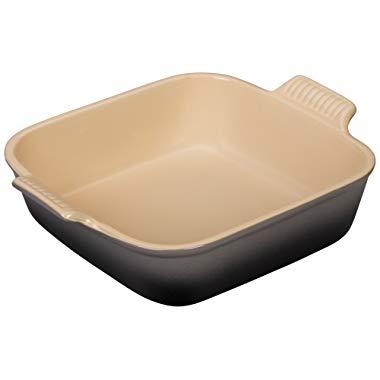 Le Creuset Heritage Stoneware 9" Square Dish, Oyster