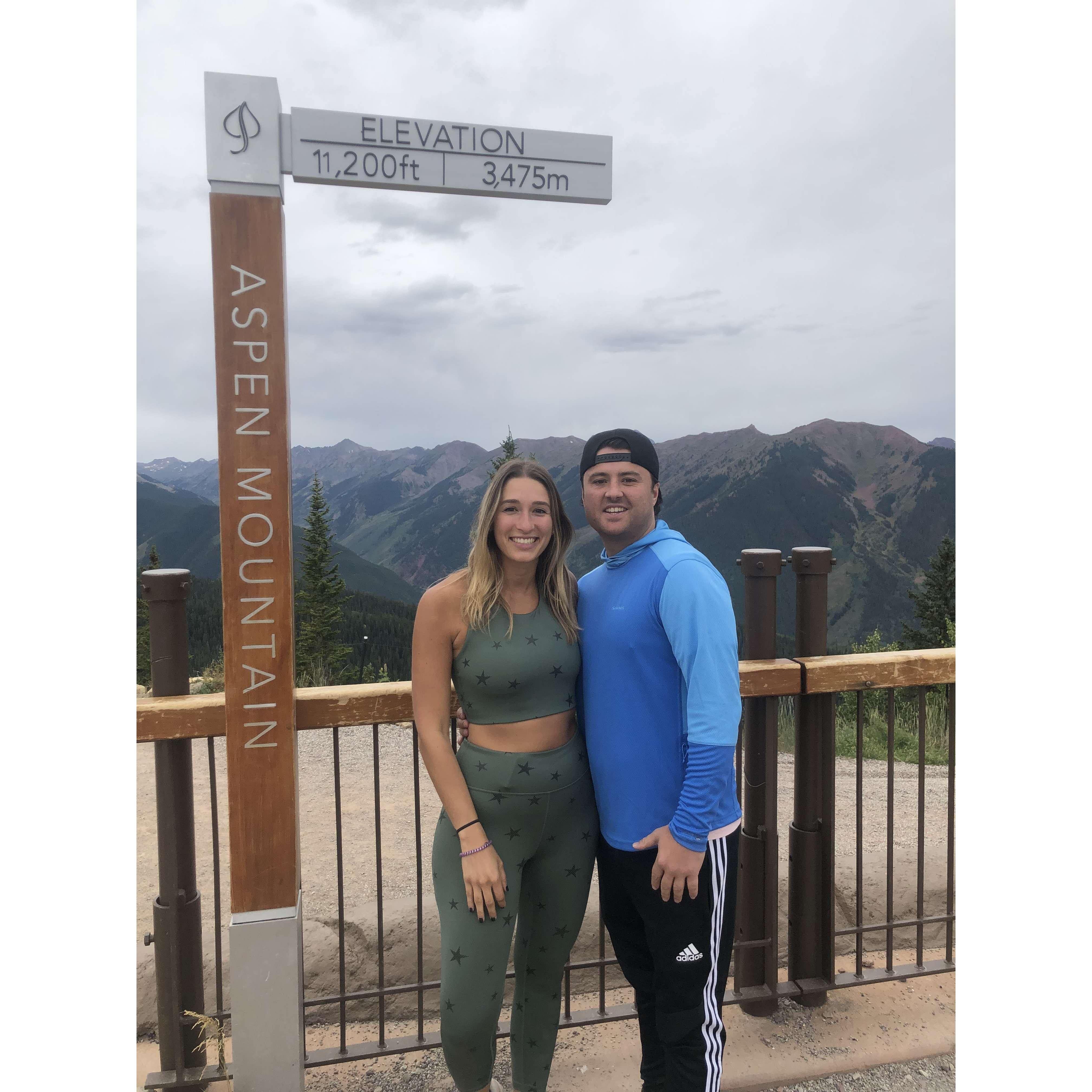 Hiked Aspen Mountain in Aspen, CO