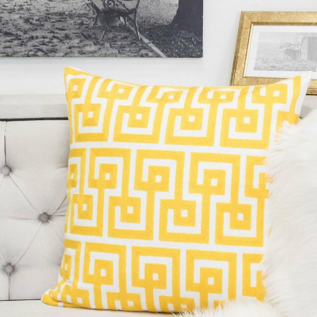 Zeitler Indoor/Outdoor Cotton Throw Pillow (Set of 2)