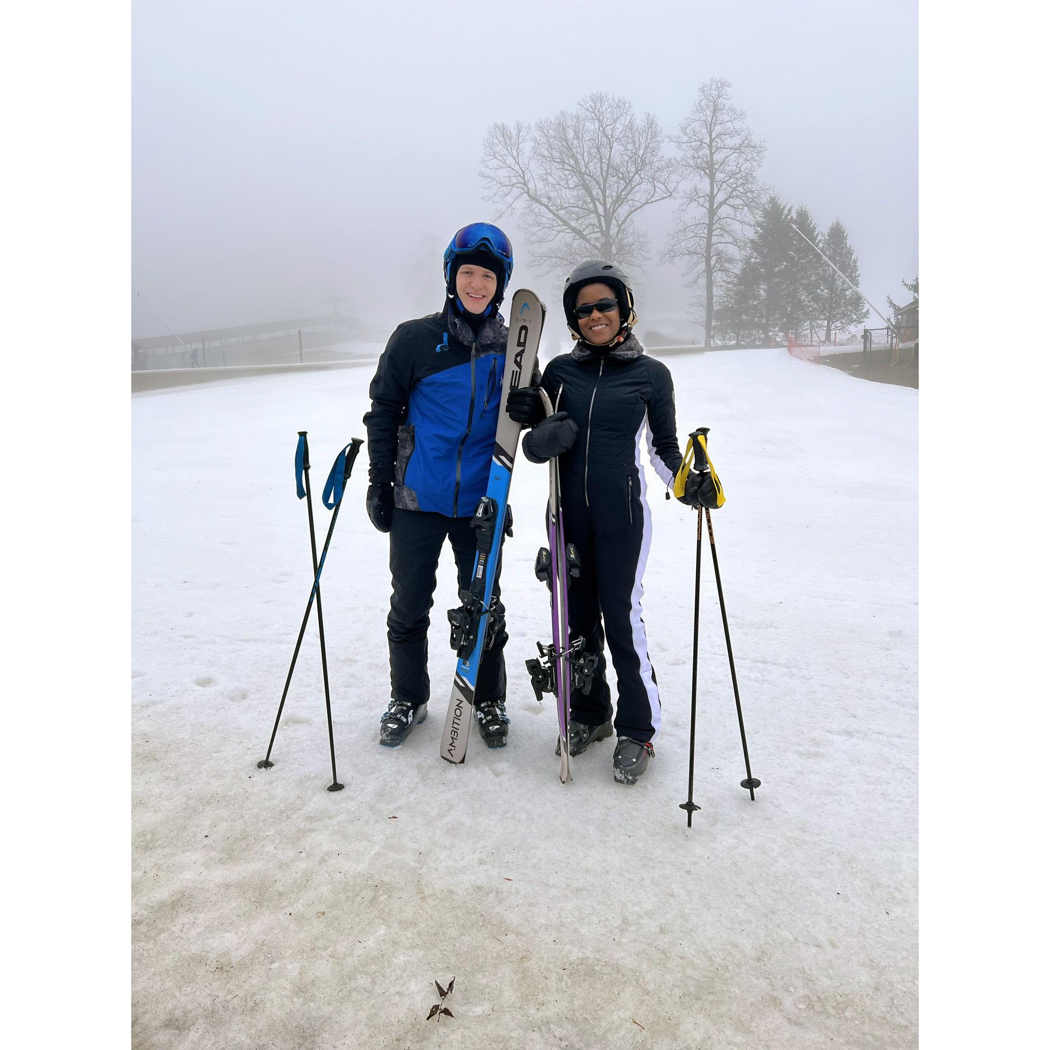 Skiing at Whitetail, PA 2023
