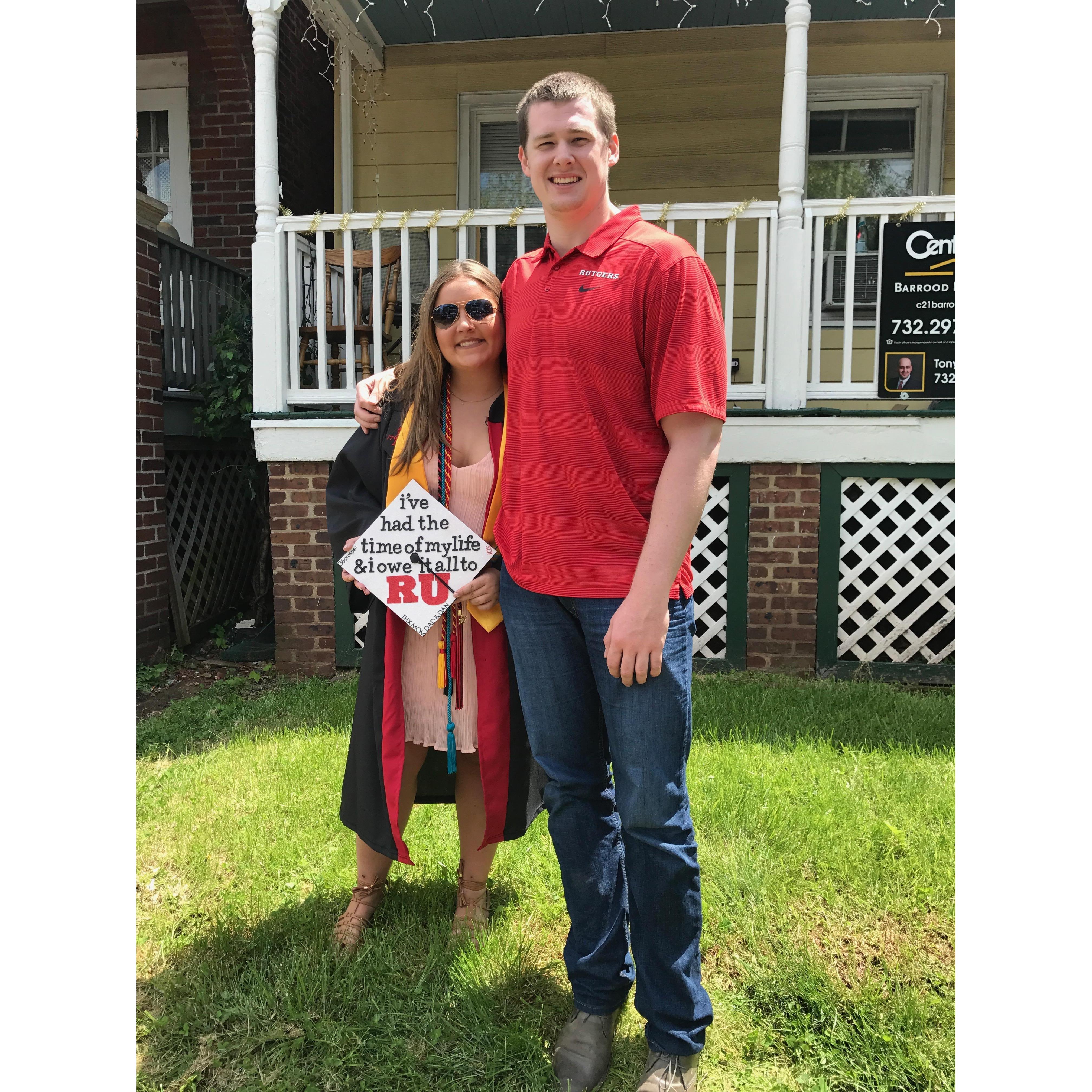 Julia graduates from Rutgers