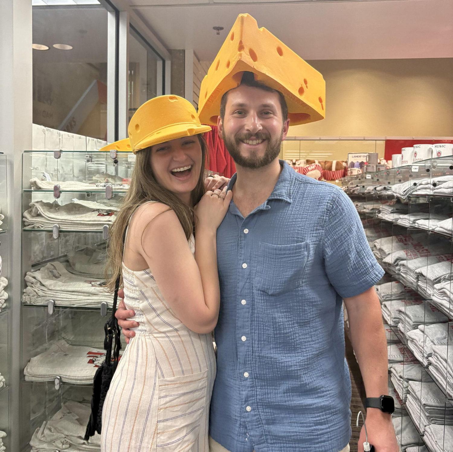 The only time anyone will catch me wearing a cheese hat...