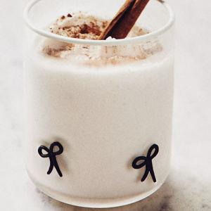 Icon Juice Glass - Black Bow