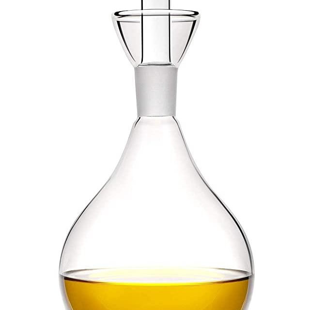 HAIZEEN 31ounce/900ml Olive Oil Dispenser Oil Bottle Glass with No Drip Bottle Spout