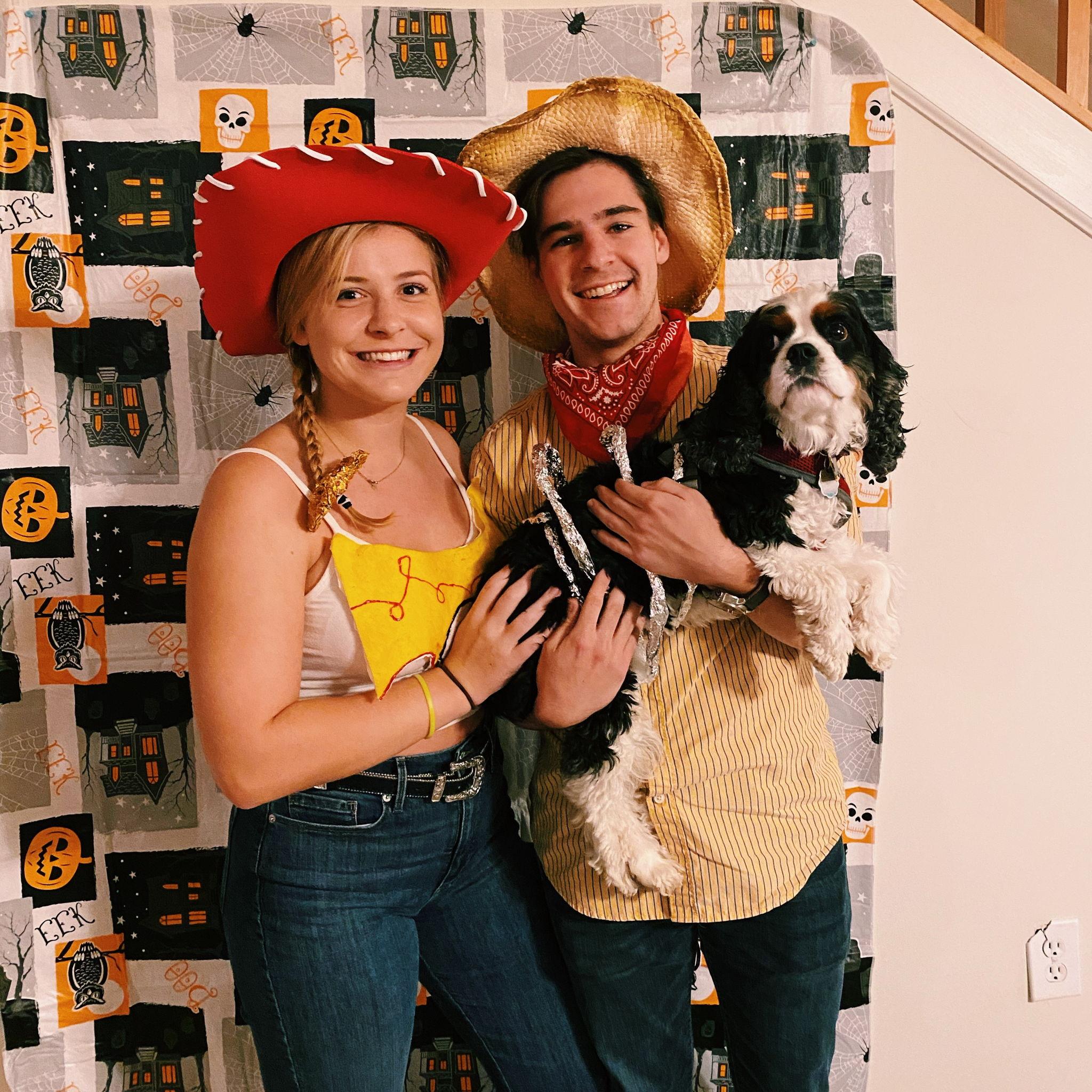 Our first Halloween together. Ironic now that we are getting married on Halloween!
