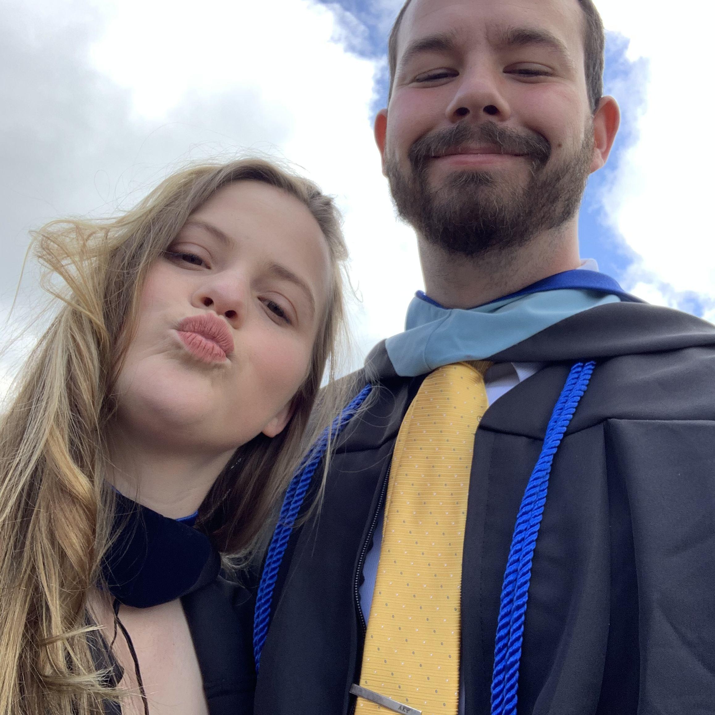 Did we mention we got to graduate together?
