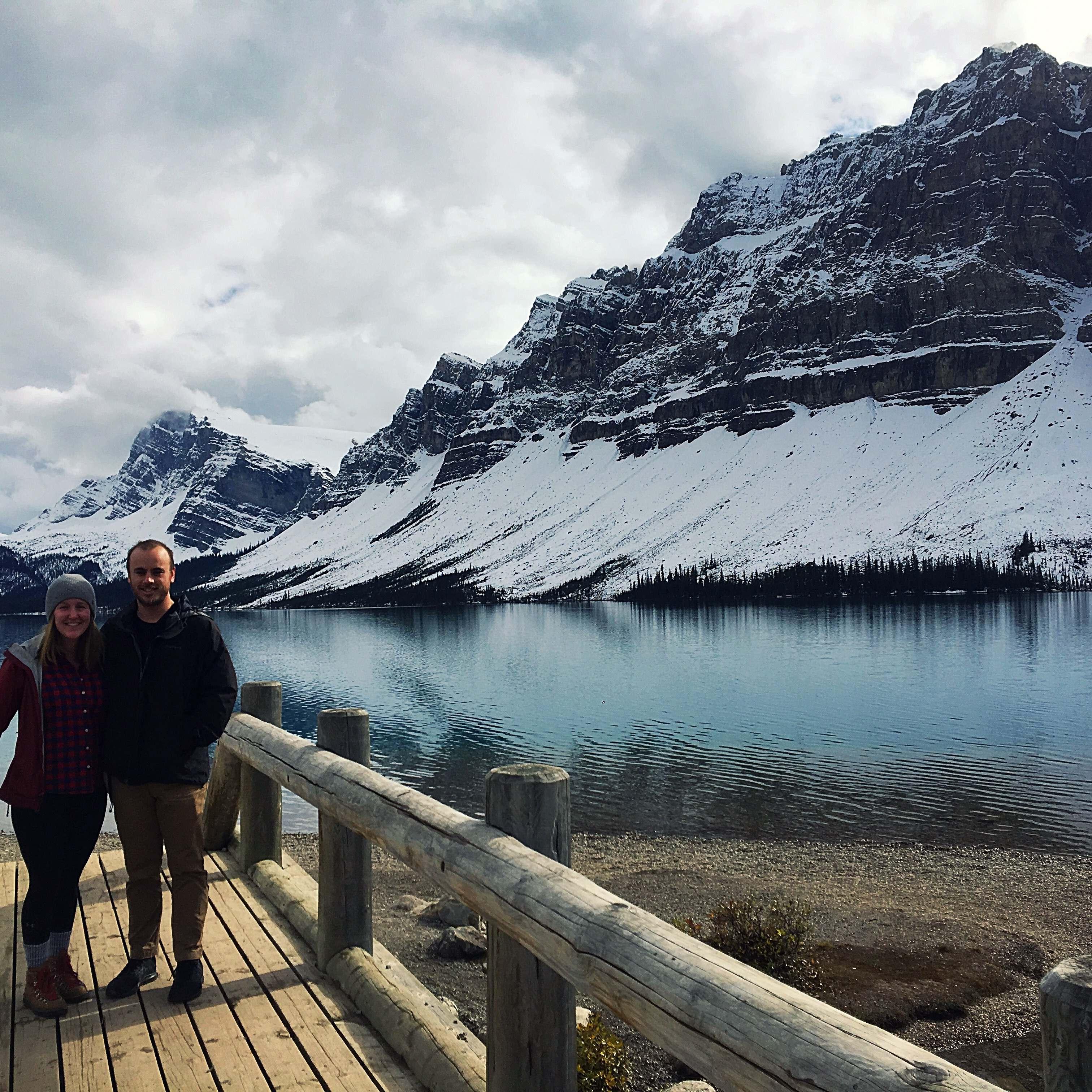 Driving through the Canadian Rockies