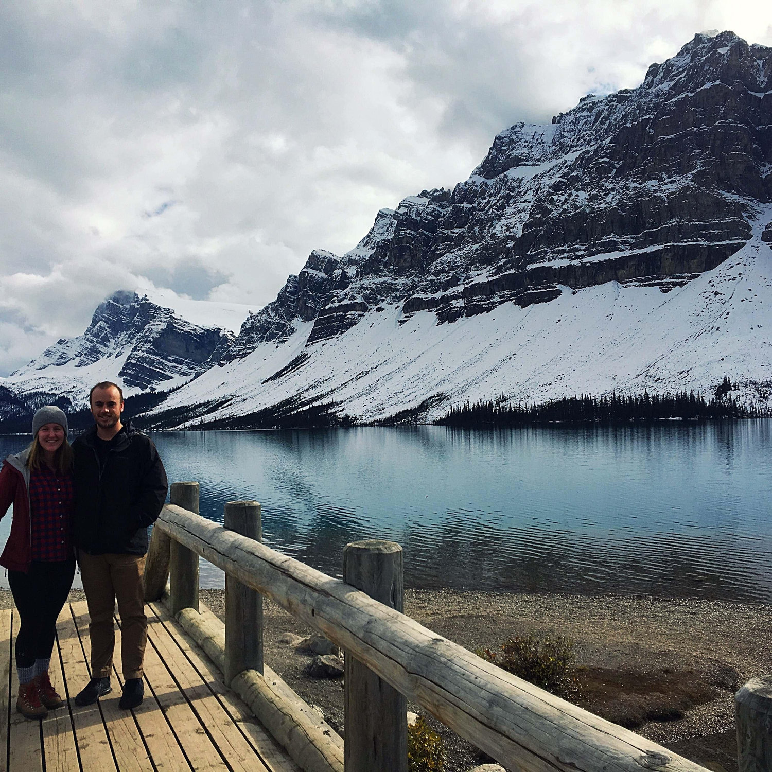 Driving through the Canadian Rockies
