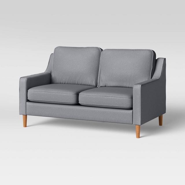 Prescott Loveseat Gray - Threshold™