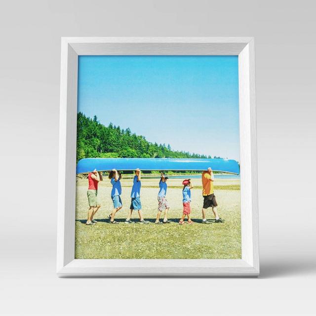 8" x 10" Wedge Picture Frame White - Room Essentials™