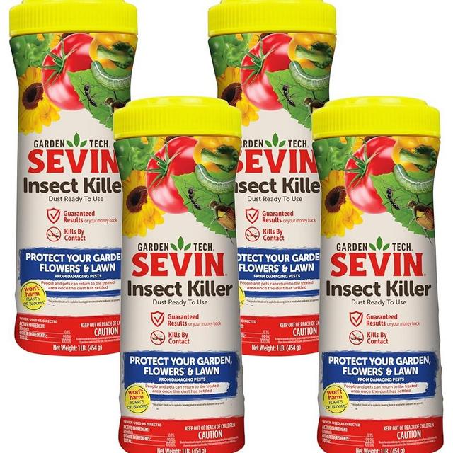 Sevin Insect Killer Dust, 1 Pound (Pack of 4)
