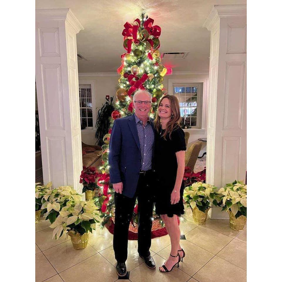 Celebrating Christmas with friends at the Palmetto Club
