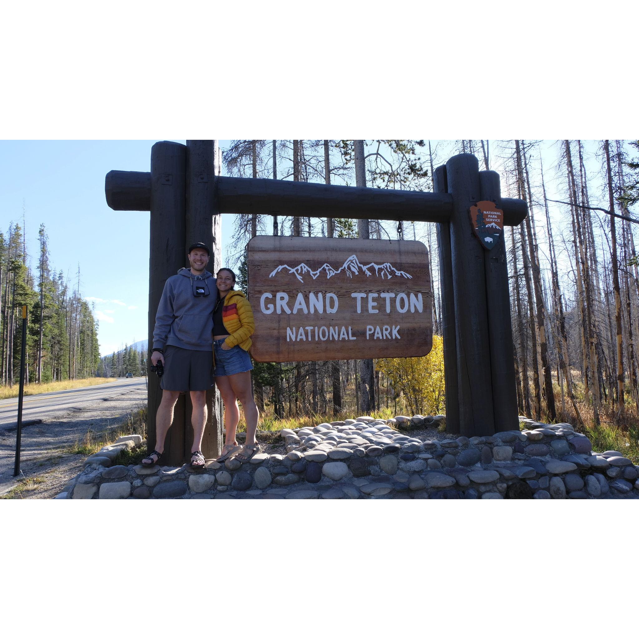 Grand Tetons - a part of our Natty Park road trip in 2023!