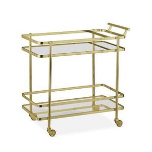 Truman Bar Cart, Antique Brass