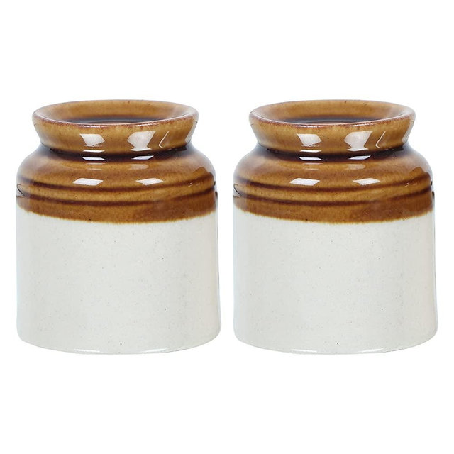 Salt & Pepper Shakers - Vintage Ceramic Salt & Pepper Shaker Set - Retro Farmhouse Home Decorative Jar Dispenser for Kitchen(Set of 2)