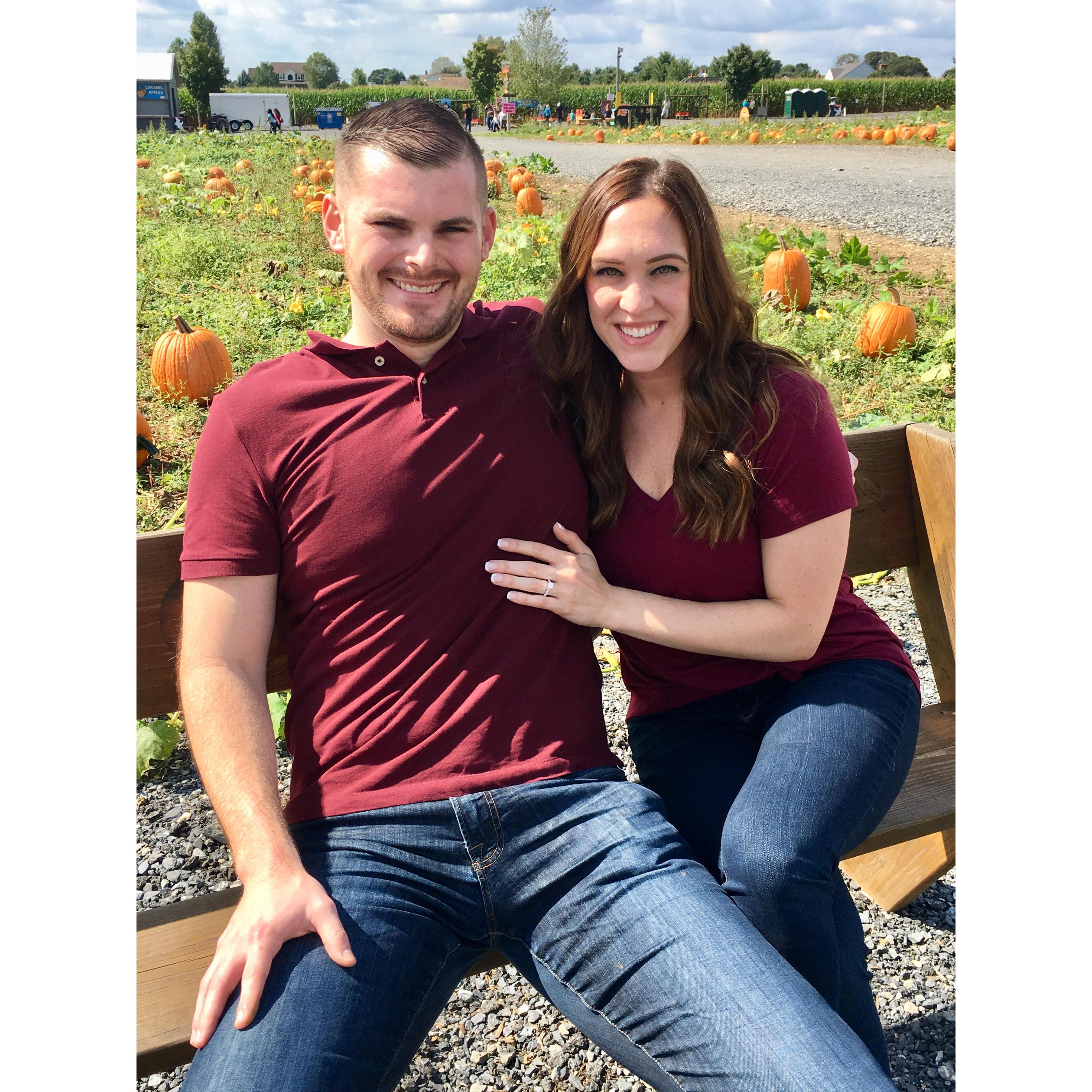 The day Ian proposed! 9/29/18
