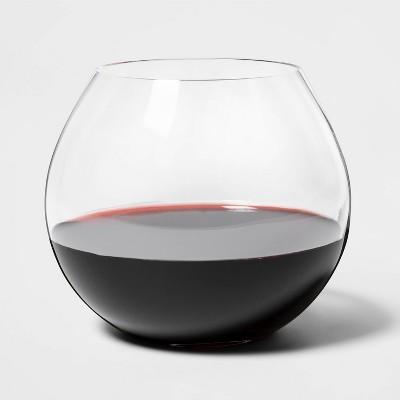 17oz 4pk Glass Stemless Red Wine Glasses - Threshold™