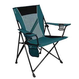Kijaro Dual Lock Portable Camping Chairs - Enjoy the Outdoors with a Versatile Folding Chair, Sports, Outdoor & Lawn - Dual Lock Feature – Cayman Blue Iguana