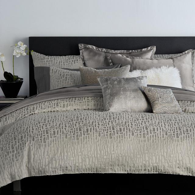 Donna Karan Fuse - Duvet Cover - King - Silver