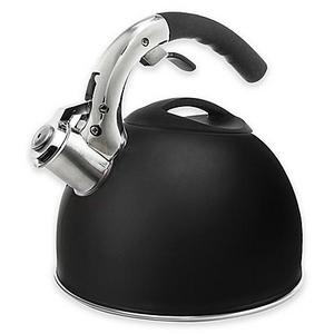 Epoca 3 qt. Primula Soft Grip Tea Kettle in Matte Black
