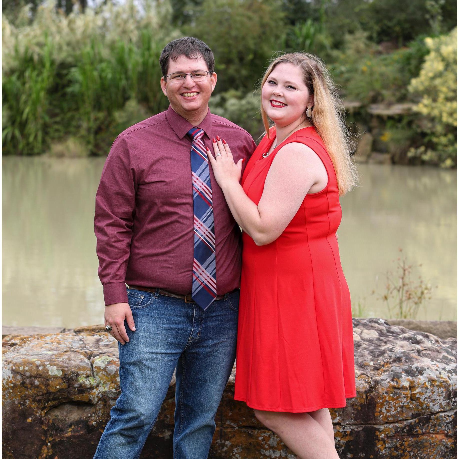 Just after Zach proposed!