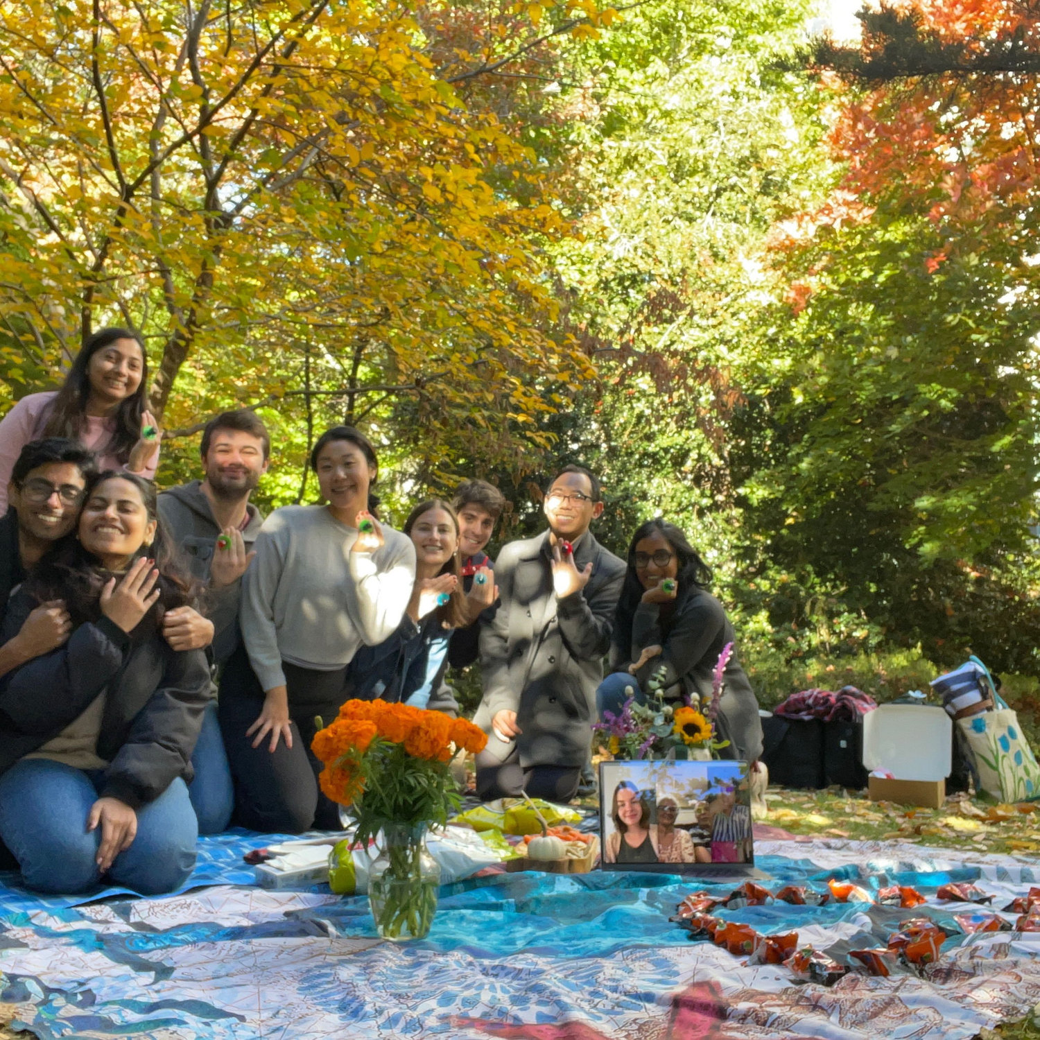The picnic after our engagement!