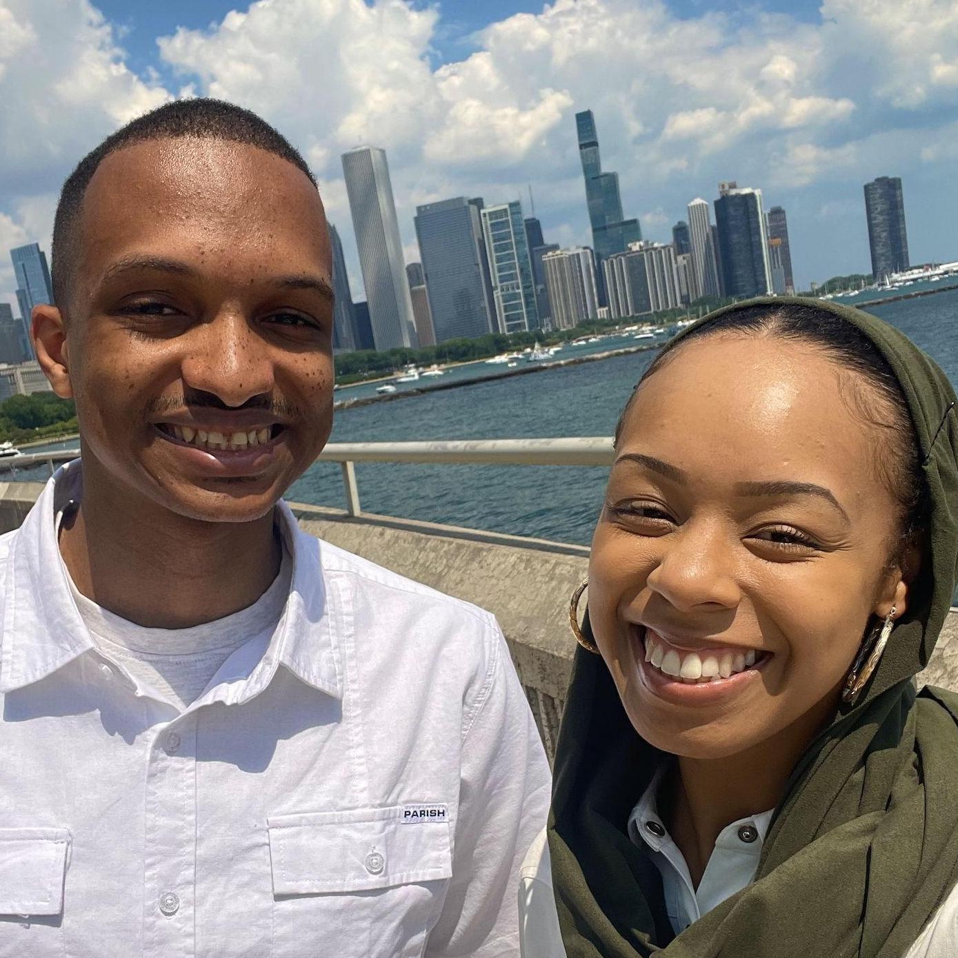 Just us + the iconic Chicago skyline