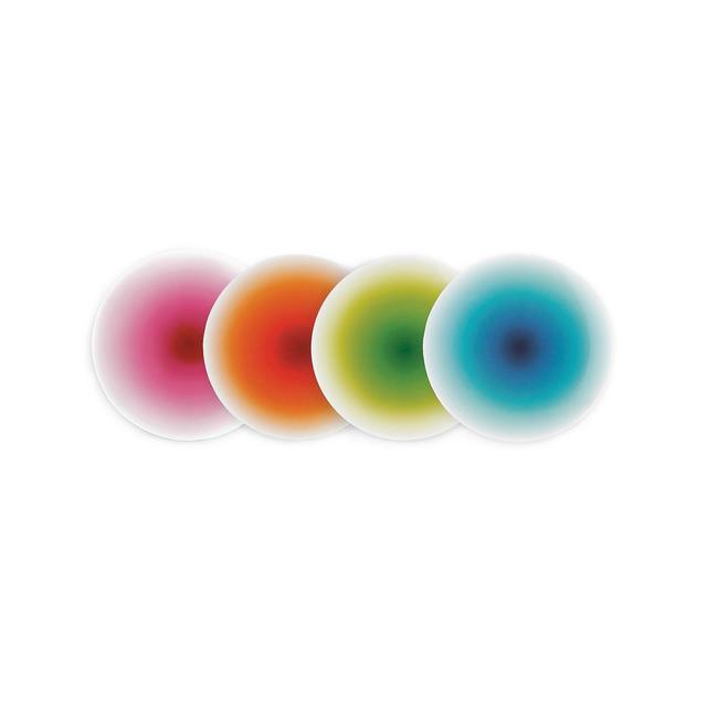 French Bull 7" Ombre Assorted Appetizer Plate, Set of 4