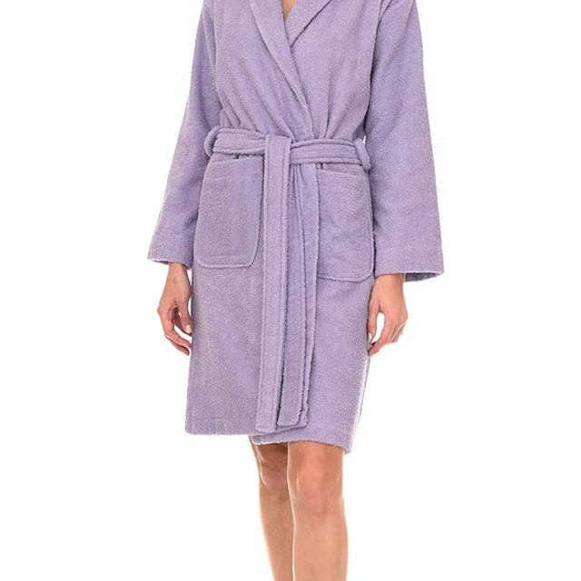TowelSelections Women’s Robe, 100% Cotton Short Terry Shawl Bathrobe