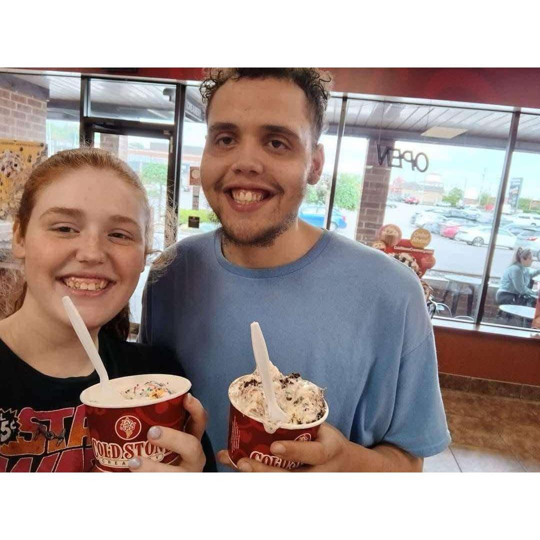 Out for ice cream together!