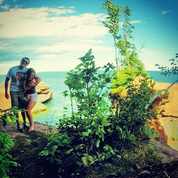 Exploring Madeline Island while living in Wisconsin the summer of 2014