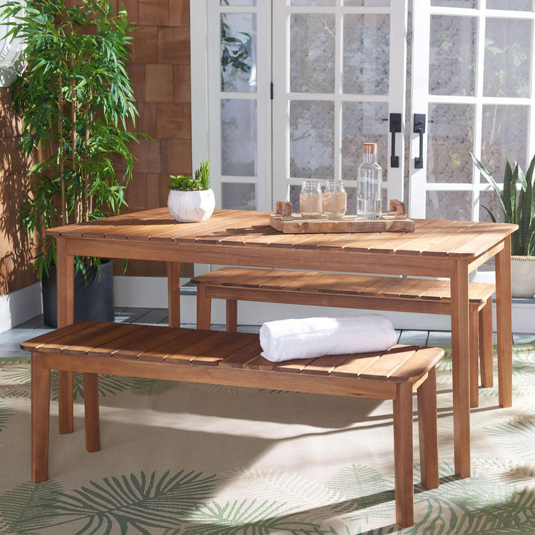 Safavieh, Europa 3-Piece Outdoor Dining Set | Zola