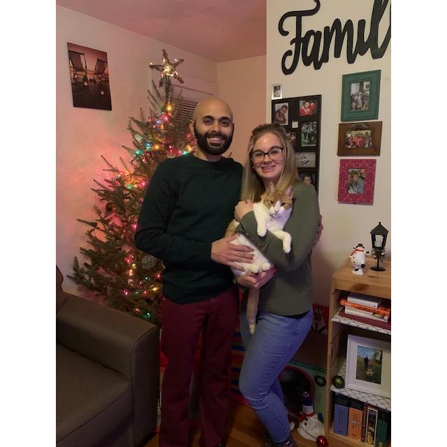 Christmas 2020 (Frankie is super impressed).