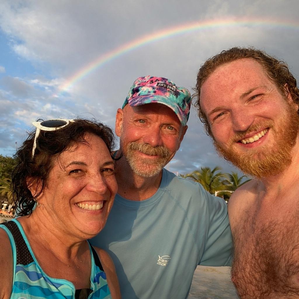 Jamaican rainbow!