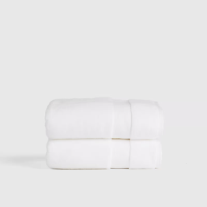 Turkish Classic Bath Towel (Set of 2) in White