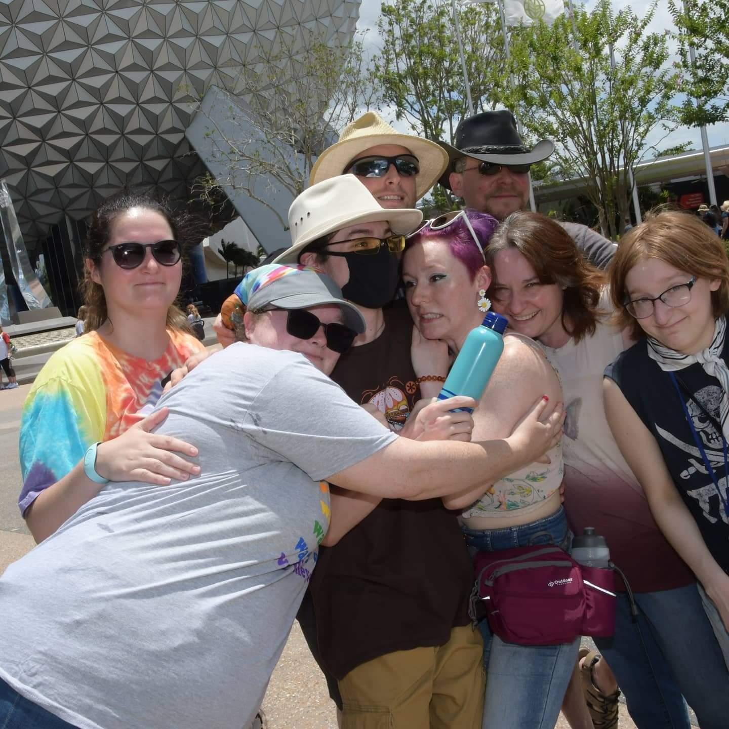 Jessica, Brittany, Brennan, Adam, Jo, Sabrina, Christy, & Jenna @ Epcot