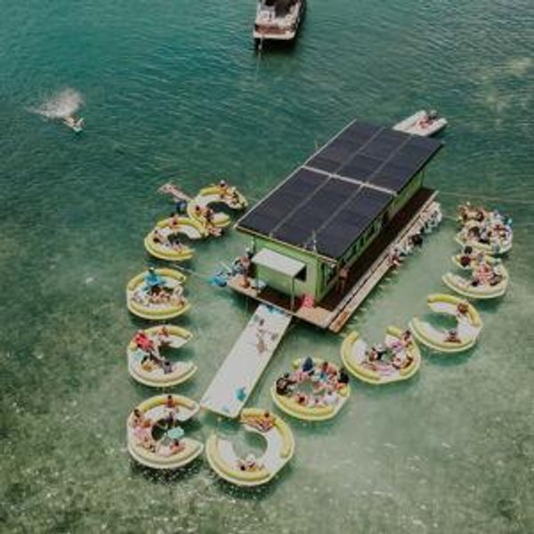 Boat Shuttle to a Floating Taco Bar