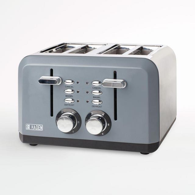 Haden Slate Grey Perth 4-Slice Toaster