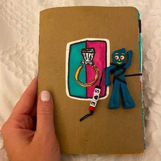 The book Sam made Elizabeth when we got engaged