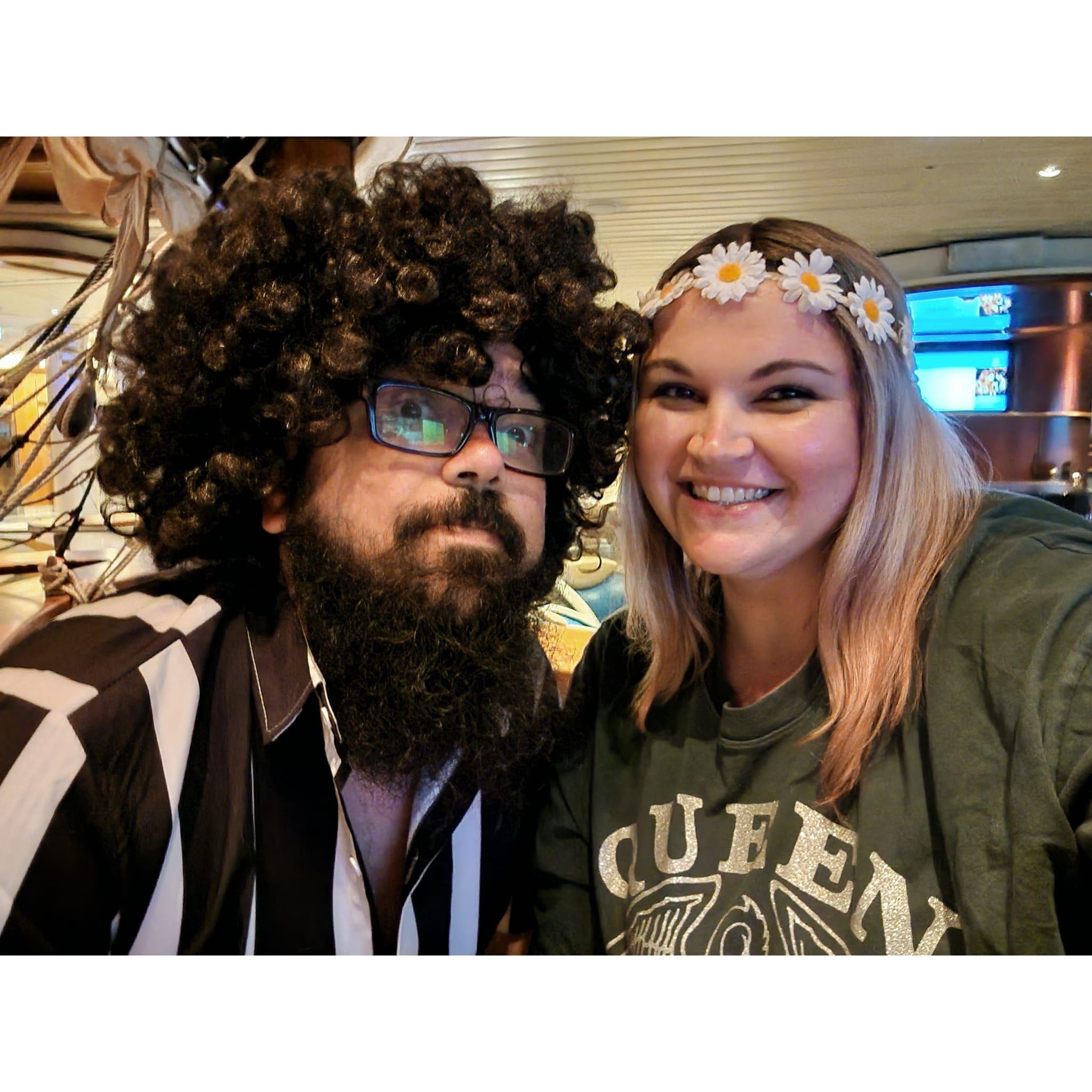 80s night on a cruise