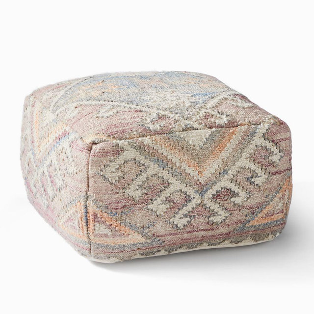 Cordoba Pouf, 22"x22"x13", Multi